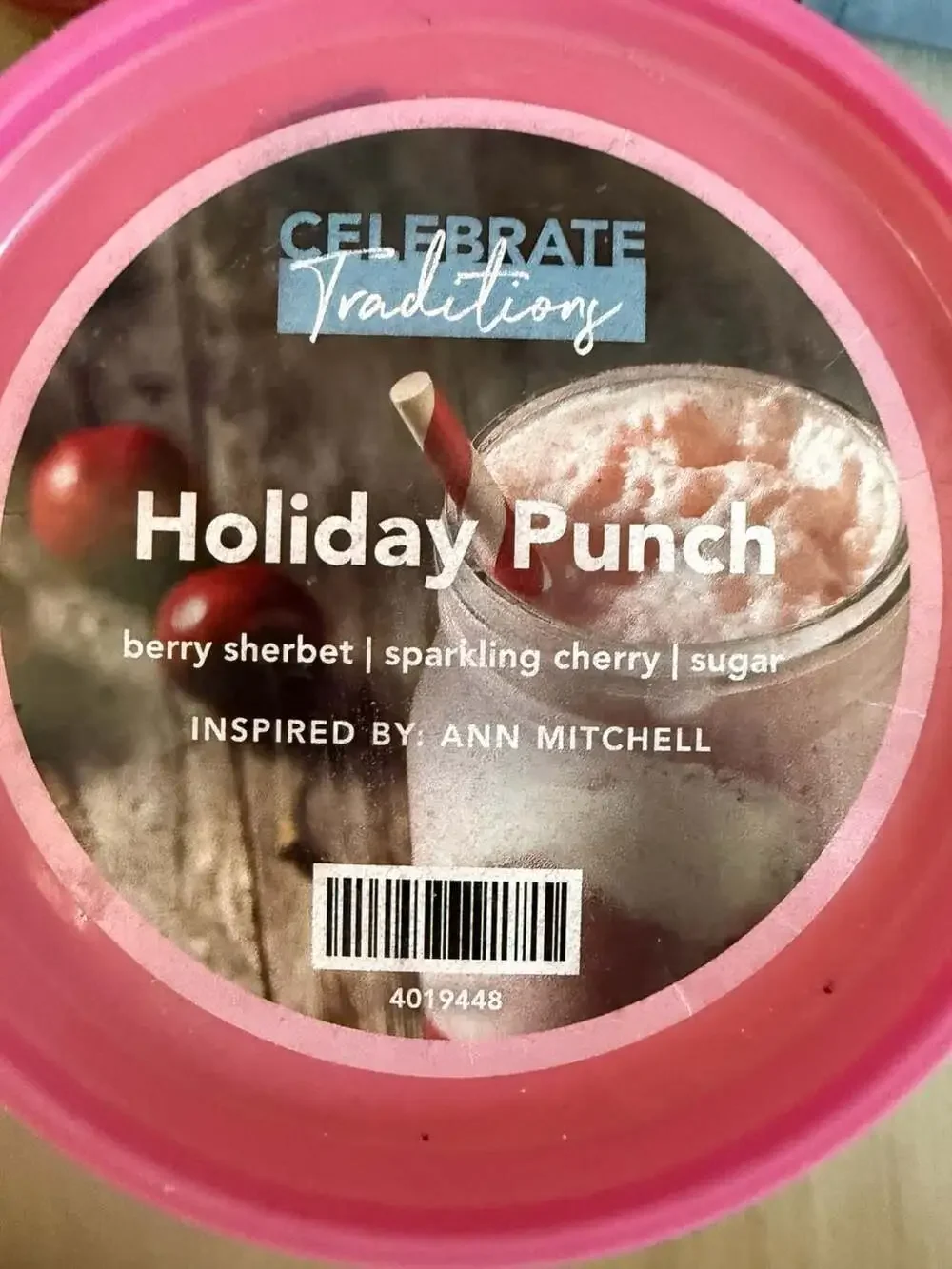 Zebra Sprinkles Celebrate Traditions Holiday Punch Scented Wax Melts